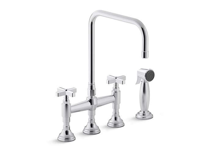 5 Kallista For Town Michael Smith kitchen faucet with cross handles