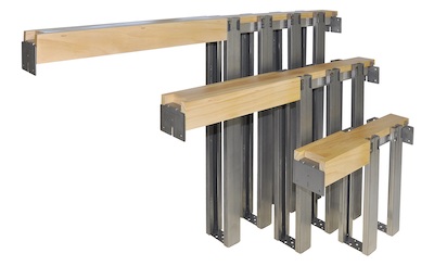 Johnson steel studs for pocket door frame