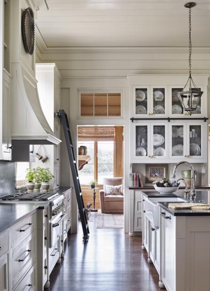 Classical-architecture-open-kitchen-Louissiana-bayou-house