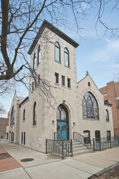 Exterior of former church in Chicago