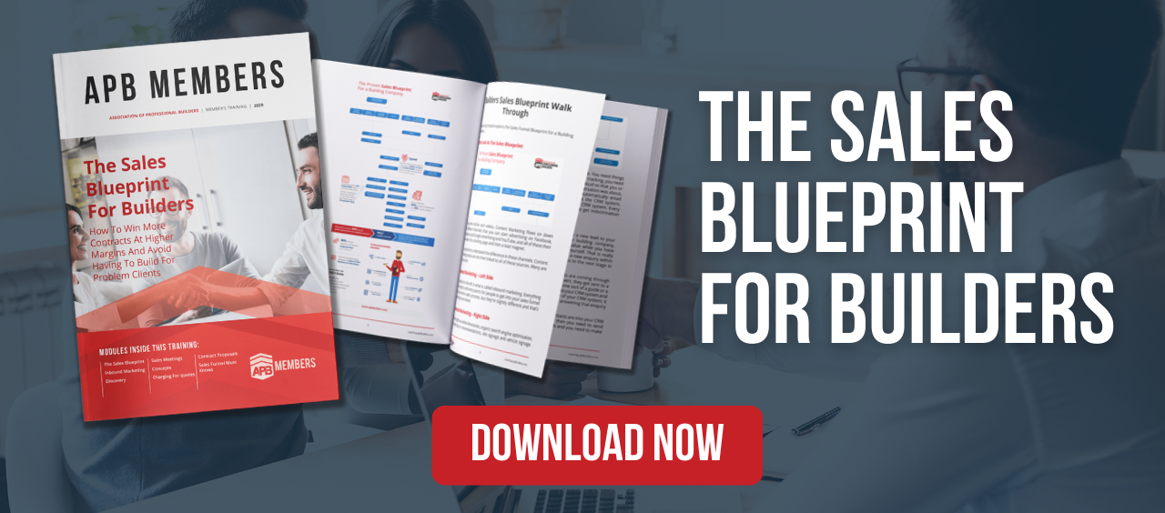 The Sales Blueprint for Builders