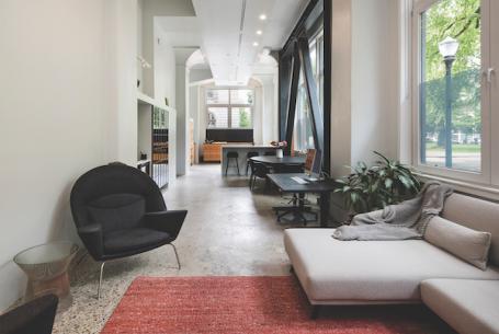 Adaptive reuse narrow living space
