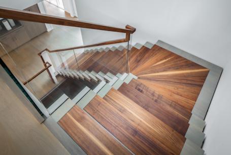 Staircase-design-Black-walnut-and-white-oak-stairway