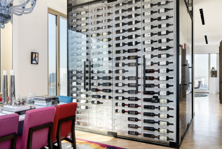 Building a Custom Wine Cube in an NYC Penthouse 